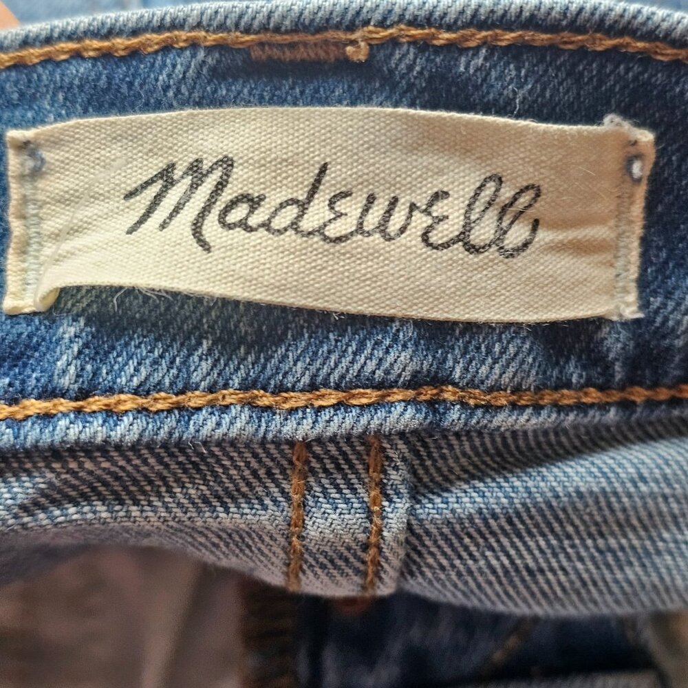 Madewell Jeans Womens 25 10" High Rise Skinny Ankle Button Fly Med Wash Preppy - Picture 8 of 11